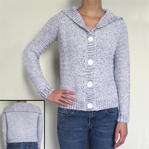 Crochet Spot » Blog Archive » Crochet Pattern: Classic Cardigan Sweater ...
