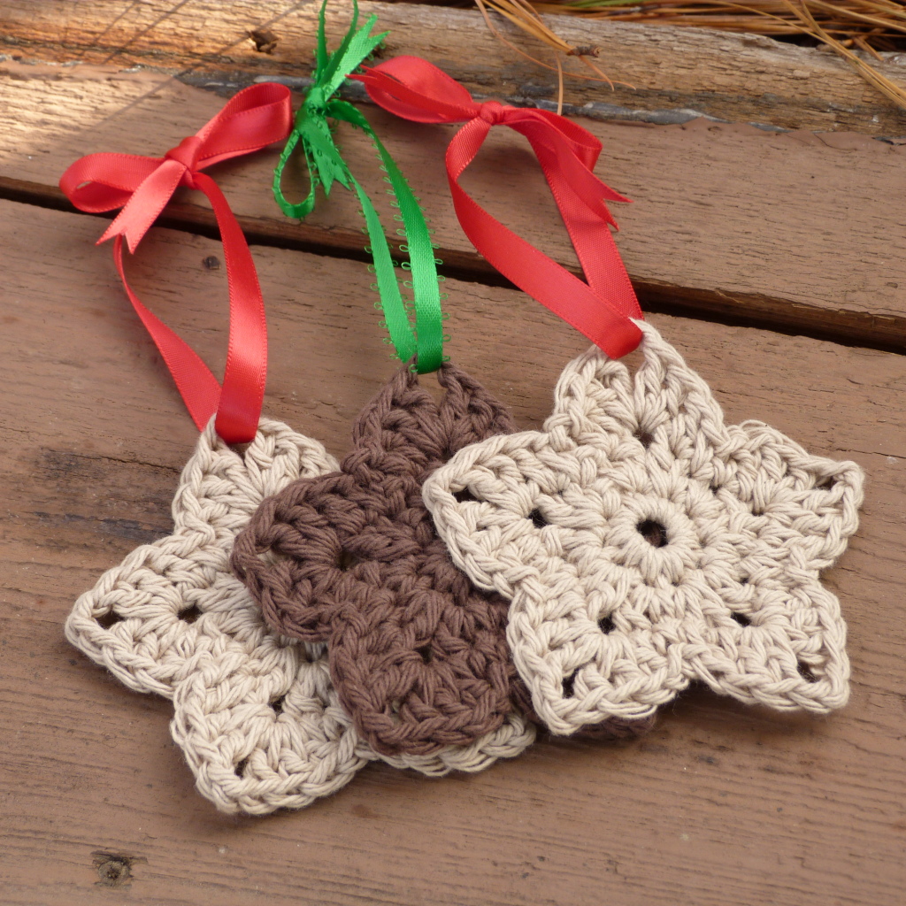 Crochet Spot » Blog Archive » Crochet Pattern Rustic Star Ornament