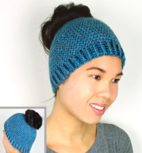 Crochet Spot » Blog Archive » Crochet Pattern: Bun and Ponytail Hat (5 ...