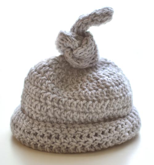 crochet newborn baby hat