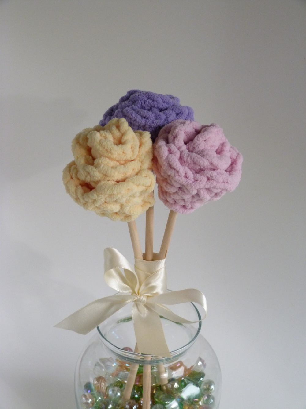 Pattern Only Cute, Fluffy, and Chunky Adjustable Crochet Flower